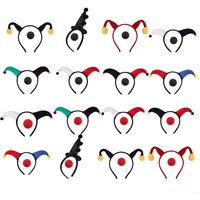DXAE Clown Accessory With Headbands and Nose Funny Costume Accessories For Different Ages And Festival Occasion