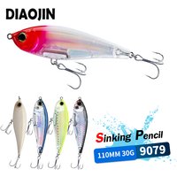 Seabass Fishing 11cm 30g Pencil Lures Saltwater Pesca Artificial Twitchbaits Trout Fishing Pesca Artificial Wobblers Carp Fish