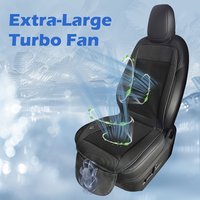 3s Fast Cooling Car Seat Cushion, Silent Turbo 360° Vent, Breathable Mesh, Fit Car SUV Truck MPV, P D&S, Gift For Car Lovers
