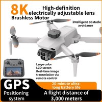 8K ESC Camera Obstacle Avoidance GPS Auto Return Foldable WIFI FPV RC Drone 3KM Brushless 4.5In Screen Remote Control Quadcopter