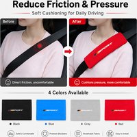 2Pcs Universal Car Seat Belt Shoulder Pads Soft Cushion Cover Anti-Rub Neck Protector Auto Safety Belt Comfort Accessories