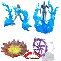 In Stock 1/12 Scale Burning Flame Effects Ground Fissure Model Modeling Scene For 6inch DIY Anime Action Figure Doll Body