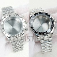 40mm VK63 Watch Case 100m Waterproof for Daytona VK63 VK64 Movement 316L Stainless Steel Presidential/Jubilee/Oyster Bracelet