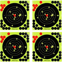 Q10pcs Round Target Pasters Shooting Stickers 8 Inch Self Adhesive Stickers Shooting and Hunting Target Dots Sticker Gun Rifles