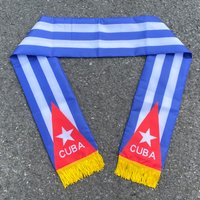 Aerlxemrbrae Custom banner 15x150cm cuba scarf International Study Abroad Adult Unisex Party Accessory
