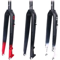 AliExpress TOSEEK T800 Carbon Fork Mountain Bike MTB Bicycle Front Forks 26er 27.5er 29er Steerer Tube 28.6mm 26/27.5/29 inch Disc Brake
