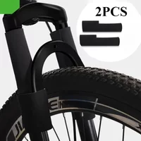 AliExpress NONE 2PCS Bike Fork Protector Covers, Dust Proof Scratch Resistant Frame Wrap Pads, Nylon Fabric with Hook Loop for Mountain Bicycle