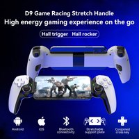 BSP D9 Wireless Gaming Controller for PS3/PS4 Double Hall Effect Joystick Dual Vibration Gamepad for Switch/PC/Android/iOS Gift