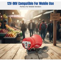 Handheld Megaphone, High-Volume Speaker, Rechargeable PA System, Outdoor Market, Recording Playback