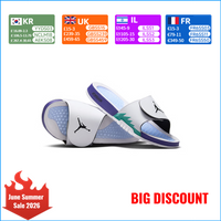 Nike Jordan Hydro Velcro Fashionable Anti-Slip Durable Sports Slippers AJ Casual Slippers 555501-103