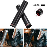 Motorcycle Carbon Fiber Front Fork Guard Wrap Cover Universal For YAMAHA HONDA KTM EXC SX SXF XC XCF XCW JFG Dirt Pit Bike Parts image 4