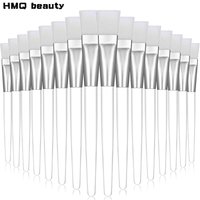 12pcs/set Facial Mask Brushes Soft bristle Transparent Crystal Rod Face Applicator Brush DIY Skincare Salon Spa Makeup Tools