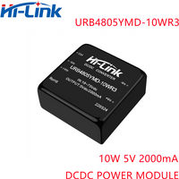 Free Ship 2pcs/lot Hi-Link 48V to 5V 2A 10W DCDC Switching Power Supply Module URB4805YMD-10WR3 Isolated Converter