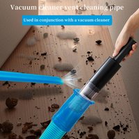 Quick Coupling Pipe Vent Cleaning Set Dryer Lint Vac Attachment Hose Lint Duster Duct Tool Lint Remover For Home Household