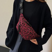 Fashion Leopard Print Waist Bag Street Trend Fanny Pack Woman Chest Pack 2024 New Belt Bag Designer Lady Shoulder Crossbody Bags