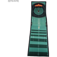【QTG329】Golf Putting Mat Training Pad for Swing Detection - Batting Ball Trace Directional Path Practice Pad【WQ】