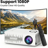 Mini Projector Supports 1080P 1920*1080P Portable Mini Projector Home Theater Outdoor Projector