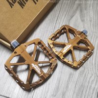 2025 New Bike Pedals MTB Mountain Road Flat Non-slip CNC 3 Sealed Bearings Green Bicycle Pedals Route Cycling Accessories