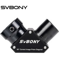Svbony SV222 45/90 Degree 1.25-inch Erect Prism Diagonal Anti Reflection Coating Metal for Refractor Telescope