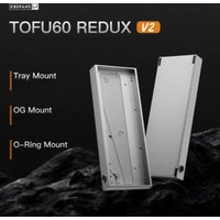 KBDfans Tofu60 Redux V2 Keyboard Case Custom Gh60 Magnetic Switch Aluminum Shell Ergonomics for Mechanical Keyboard Accessories