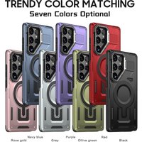 2026 NEW Ring Holder Stand Armor Case For Samsung Galaxy S26 S25 S24 S23 Plus Ultra FE A56 A17 A07 A36 A55 A35 Magnetic Cover