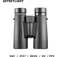 SHTSKYLIGHT 8.5x42ED/10x42ED binoculars ultra-low dispersion ED lenses SMC coating IPX7 waterproof dielectric film phase film