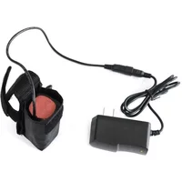 Set New 6400mAh 8.4V 4 x 18650 Rechargeable Battery Pack with AC Wall Charger for Bike Bicycle Flashlight Head Lamp Headlamp