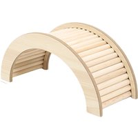 New Smooth Hamster Climbing Ladder with Hiding Hole Small Hamster House Hamster Wooden Bridge for Guinea Pigs Rats Small Animals
