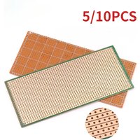 5/10PCS Single Sided PCB Prototype Board PCB Protoboard 6.5x14.5cm Universal DIY Experiment Matrix Circuit Boards for Arduino