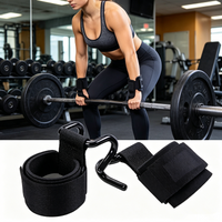 Outdoor Lifting hooks; wrist straps for pull-ups, fitness, and weightlifting; barbell deadlift aid; anti-slip steel hooks