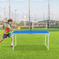 Foldable Ping Pong Table, 152*67*70cm Portable & Foldable Pong Table Table, Foldable Ping Pong Table for Indoor & Outdoor Use