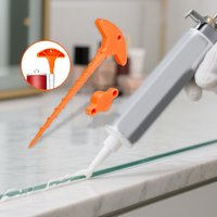 Caulk Saver Caulking Nozzle Cover Sealant Unclogger Applicator Lid for Glass Glue Foam Outdoor Adhesive Professional Beginner