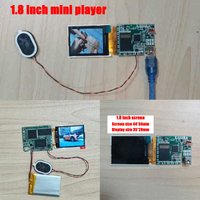 1.8 Inch Mini Player Module Kit Mini Small TV for 1/10 RC Crawler Car Traxxas TRX4 Defender Bronco AXIAL SCX10 RC4WD D90 Upgrade