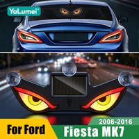 For Ford Fiesta MK7 2008 2009 2010 2011 2012 2013 2014 2015 2016 Car Solar Powered Car Neon Light Devil Eye LED Accessories