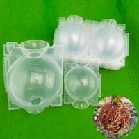 5cm 12cm High Pressure Propagation Plant Rooting Ball root grow box Graft Breeding growing Case Transparent Planting Nursery A1
