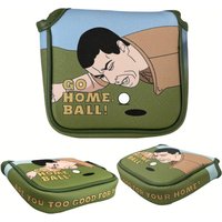 Happy Gilmore Design Mallet Head Cover Premium Golf Club Protector Putter Headcover for Odyssey Essential Golf Accessories