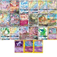 Sylveon Espeon Leafeon Pokemon Proxy Cards SylveonV EX GX Foil EspeonV LeafeonV Hobbies Rare Collection Battle Cards Toys Gifts
