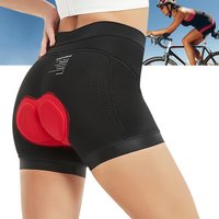 AliExpress NONE 1PCS Sports Men's Cycling Underwear Shorts 4D Padded Bike Bicycle MTB Liner Shorts with Anti-Slip Leg Grips