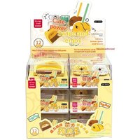 Novelty Mini Mop Simulation Eraser 2 Pack Soft Wiping Rubber No Residue Wear Resistant Portable Stationery Classroom Incen