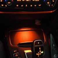 Car Interior Ashtray Light for BMW F30 F31 F32 F33 F34 F36 F80 3 4 Series Central Cup Holder Ashtray Ambient Light Upgrade Lamp