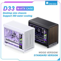 JONSBO D33 ATX MATX Desktop Case Glass side transparency Gaming PC Case Support 360 Water Cooling
