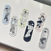 Japanese Korean Ins Band Aid Phone Grip Stand, Universal Adhesive Holder For iPhone Huawei Xiaomi Phones, Cute Pull Ring Design
