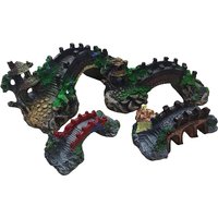 1PC Fish Tank Artificial Bridge Resin Landscape Decoration Cave Aquatic Pet Fish Bridge Aquarium Equipment Accessories Ornament