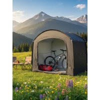 AliExpress NONE Outdoor Bike Shelter Tent Portable Personal Protection Canopy with Thickened Oxford Cloth for Travel Hiking And Cycling