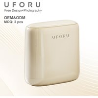 UFORU Double Bucket Narrow Trash Can Press Lid Waterproof Odorproof Slim Design Waste Bin for Bathroom Home Office