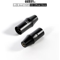 DD ddHiFi XLR44B(2022) Adaptateur équilibré XLR 4 broches vers 4,4 mm, adapte les appareils de bureau traditionnels XLR vers les appareils audio 4,4 mm