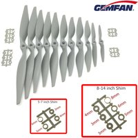 Gemfan APC hélice en Nylon 5x5/6x4/7x5/8x4/8x6/9x6/10x5/10x7/11x5.5/12x6/13x6.5/14x7/16x8/17x10 accessoires pour modèle d'avion RC
