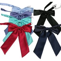 Japanese Style Uniform JK Bow Tie Gifts Solid Big Women's Shirts Bowtie School Wedding Party Bowknot Butterfly Suits Accessories