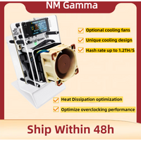 NMAxe Gamma optimized BM1370 ASIC BTC Solo Lottery Miner for computer nerd 1.2TH/s Open-source With Support USB-DC Home Using