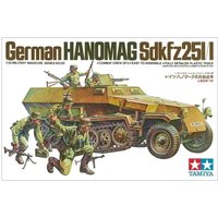 1/35 TAMIYA model 35020 Sd.Kfz.251/1 Half-track Armoured Vehicle assembly Scale diy toys